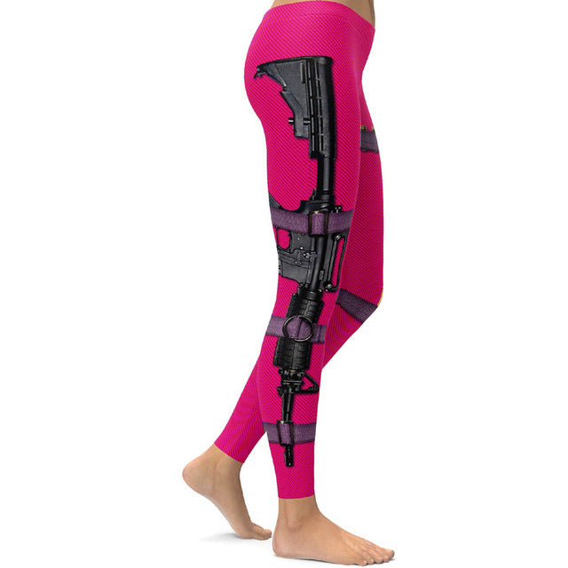 High Waist  Pattern Printing Women Yoga Pants Fitness Leggings Running Gym Pants Women Colorful  Sexy Legging Pants Ombligo