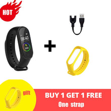 Cargar imagen en el visor de la galería, M4 Smart Silicone Watchs Sport Wristbands For Women LED Screen Fitness Traker Bluetooth Waterproof Lady Watchs Sports Brand