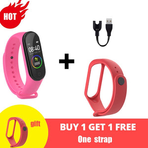 M4 Smart Silicone Watchs Sport Wristbands For Women LED Screen Fitness Traker Bluetooth Waterproof Lady Watchs Sports Brand