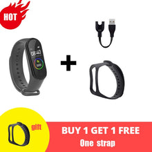 Cargar imagen en el visor de la galería, M4 Smart Silicone Watchs Sport Wristbands For Women LED Screen Fitness Traker Bluetooth Waterproof Lady Watchs Sports Brand