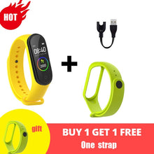 Cargar imagen en el visor de la galería, M4 Smart Silicone Watchs Sport Wristbands For Women LED Screen Fitness Traker Bluetooth Waterproof Lady Watchs Sports Brand