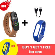 Load image into Gallery viewer, M4 Smart Silicone Watchs Sport Wristbands For Women LED Screen Fitness Traker Bluetooth Waterproof Lady Watchs Sports Brand