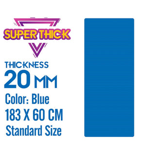 Yoga Mat 183*60cm Premium NBR  Pilates Exercise Tapete Gymnastics Dance Mats Yoga Gym Supply DIY Print, 20mm Super Thick Fitness