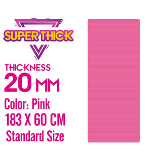 Yoga Mat 183*60cm Premium NBR  Pilates Exercise Tapete Gymnastics Dance Mats Yoga Gym Supply DIY Print, 20mm Super Thick Fitness