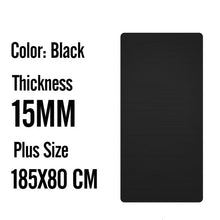 Load image into Gallery viewer, Yoga Mat For Men NBR Non-slip Exercise Tapete Gymnastics Fitness Mats 15MM Sport Pad With Bandages, 185X80 Big Size Gym Workout