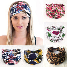 Load image into Gallery viewer, Cotton Women Headpiece Stretch Hot Sale Turban Hair Accessories 1PC Headwear Yoga Run Bandage Hair Bands Headbands Wide Headwrap