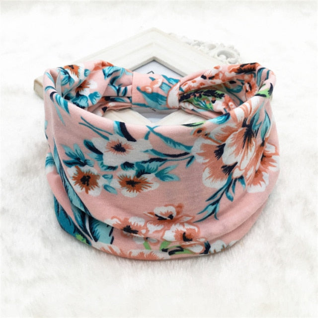 Cotton Women Headpiece Stretch Hot Sale Turban Hair Accessories 1PC Headwear Yoga Run Bandage Hair Bands Headbands Wide Headwrap