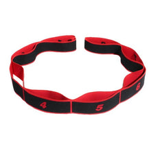Cargar imagen en el visor de la galería, Yoga Pull Strap Belt Polyester Latex Elastic Latin Dance Stretching Band Loop Yoga Pilates GYM Fitness Exercise Resistance Bands