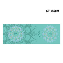 Load image into Gallery viewer, Hot Yoga Mat Towel 185*63cm Printed Yoga Towel Non slip Fitness Workout Mat Cover For Pilates Gym Yoga Blankets