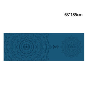Hot Yoga Mat Towel 185*63cm Printed Yoga Towel Non slip Fitness Workout Mat Cover For Pilates Gym Yoga Blankets