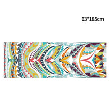 Load image into Gallery viewer, Hot Yoga Mat Towel 185*63cm Printed Yoga Towel Non slip Fitness Workout Mat Cover For Pilates Gym Yoga Blankets