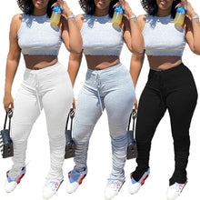 Load image into Gallery viewer, Hot sale stacked leggings joggers stacked sweatpants women leggings pants femme stacked pants fitness streetwear women trouser