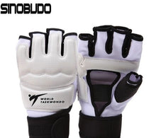 Load image into Gallery viewer, High-Quality Taekwondo WT Pu Hand Gloves Foot Socks Protector Guard Karate Boxing Ankle Palm Protector Guard Gear Suit Adult Kid