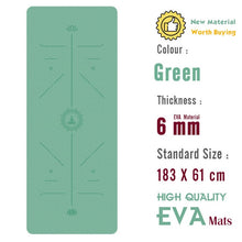 Load image into Gallery viewer, Yoga Mat 183*60cm Premium NBR  Pilates Exercise Tapete Gymnastics Dance Mats Yoga Gym Supply DIY Print, 20mm Super Thick Fitness