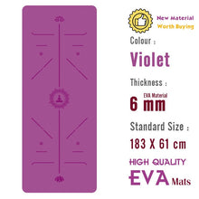 Load image into Gallery viewer, Yoga Mat 183*60cm Premium NBR  Pilates Exercise Tapete Gymnastics Dance Mats Yoga Gym Supply DIY Print, 20mm Super Thick Fitness