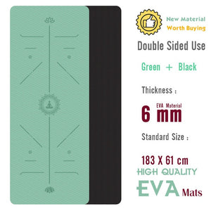 Yoga Mat 183*60cm Premium NBR  Pilates Exercise Tapete Gymnastics Dance Mats Yoga Gym Supply DIY Print, 20mm Super Thick Fitness