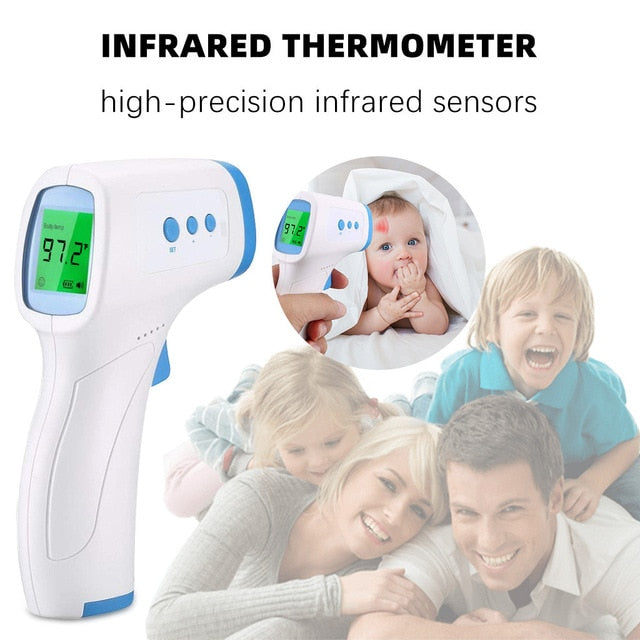Thermomètre frontal sans contact Household Digital Infrared Body Tempo ...