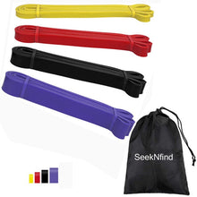 Load image into Gallery viewer, Stretch Resistance Band Exercise Expander Elastic Band Pull Up Assist Bands for Fitness Training Pilates Home Workout, 208cm