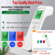 Cargar imagen en el visor de la galería, Non-contact Infrared Temperature Sensor, Forehead Thermometer, Smart Sensor, Automatic Body Temperature