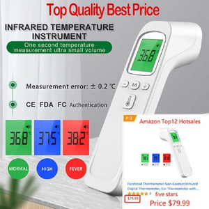 Non-contact Infrared Temperature Sensor, Forehead Thermometer, Smart Sensor, Automatic Body Temperature