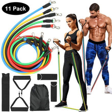Load image into Gallery viewer, Stretch Resistance Band Exercise Expander Elastic Band Pull Up Assist Bands for Fitness Training Pilates Home Workout, 208cm