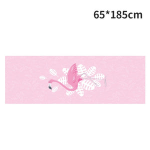 Hot Yoga Mat Towel 185*63cm Printed Yoga Towel Non slip Fitness Workout Mat Cover For Pilates Gym Yoga Blankets
