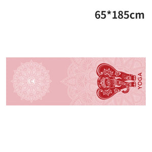 Hot Yoga Mat Towel 185*63cm Printed Yoga Towel Non slip Fitness Workout Mat Cover For Pilates Gym Yoga Blankets