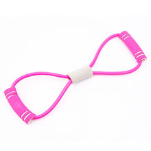Cargar imagen en el visor de la galería, Hot Yoga Gum Fitness Resistance 8 Word Chest Expander Rope Workout Muscle Trainning Rubber Elastic Bands For Sports Exercise