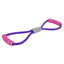 Cargar imagen en el visor de la galería, Hot Yoga Gum Fitness Resistance 8 Word Chest Expander Rope Workout Muscle Trainning Rubber Elastic Bands For Sports Exercise