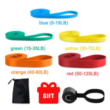 Load image into Gallery viewer, Stretch Resistance Band Exercise Expander Elastic Band Pull Up Assist Bands for Fitness Training Pilates Home Workout, 208cm