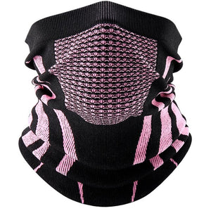 Thermal Face Bandana Mask Cover Neck Warmer Gaiter Bicycle Cycling Ski Tube Scarf Hiking Breathable Masks Print Women Men Winter