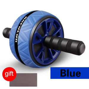 No Noise Abdominal Wheel Non-slip Ab Roller With Mat&Jump Rope Muscle Trainer For Arm Waist Leg Exercise Gym Fitness Equipment