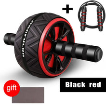 Cargar imagen en el visor de la galería, No Noise Abdominal Wheel Non-slip Ab Roller With Mat&amp;Jump Rope Muscle Trainer For Arm Waist Leg Exercise Gym Fitness Equipment