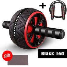 Load image into Gallery viewer, No Noise Abdominal Wheel Non-slip Ab Roller With Mat&amp;Jump Rope Muscle Trainer For Arm Waist Leg Exercise Gym Fitness Equipment