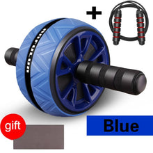 Cargar imagen en el visor de la galería, No Noise Abdominal Wheel Non-slip Ab Roller With Mat&amp;Jump Rope Muscle Trainer For Arm Waist Leg Exercise Gym Fitness Equipment