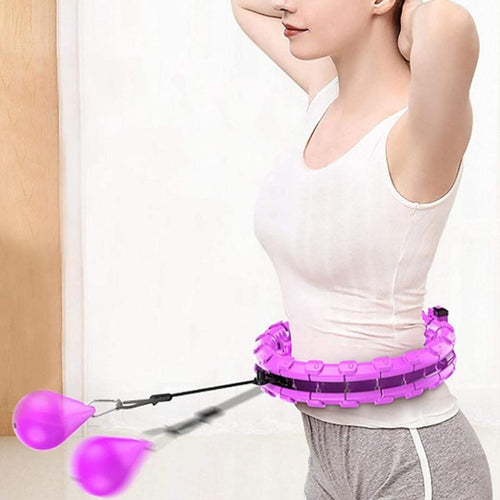 Sport Hoop Yoga Home Fitness Smart Sport Hoops Circle Not Drop Adjustable Waist Training Ring Belly Trainer Abdominal Weight