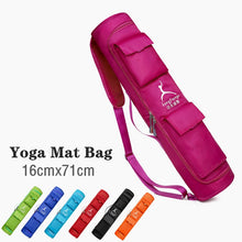 Load image into Gallery viewer, Fashion Yoga Mat Carry Bag Waterproof Yoga Sport Bags Gym Fitness Pilates Bag Shoulder Strap Carrier Backpack