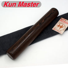 Cargar imagen en el visor de la galería, Natural Polished Smooth Not Paint  Tai Chi Stick  Wenge Wood Tai Chi Ruler Tai Chi Ban Diameter 50mm Length 33CM