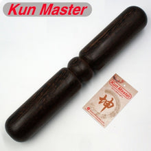 Load image into Gallery viewer, Natural Polished Smooth Not Paint  Tai Chi Stick  Wenge Wood Tai Chi Ruler Tai Chi Ban Diameter 50mm Length 33CM