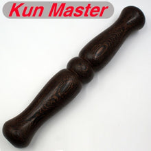 Cargar imagen en el visor de la galería, Natural Polished Smooth Not Paint  Tai Chi Stick  Wenge Wood Tai Chi Ruler Tai Chi Ban Diameter 50mm Length 33CM