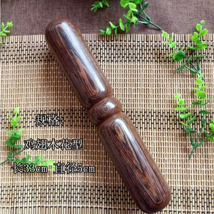 40*6cm/33*5cm high quality wenge Tai chi ruler stick solid wood Health bar wooden taiji kung fu martial arts rod