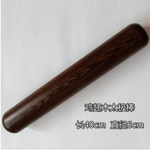 Cargar imagen en el visor de la galería, 40*6cm/33*5cm high quality wenge Tai chi ruler stick solid wood Health bar wooden taiji kung fu martial arts rod