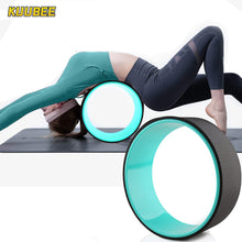 Load image into Gallery viewer, Yoga Wheel TPE Non-Slip Yoga Spine Roller Wheel circle for Back Pain Ain Relief and Improving Backbends Flexibility Training