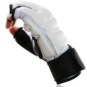 WTF Taekwondo Hand protection gloves Half finger Mittens TKD Foot protector gloves WTF Approved MMA Karate Boxing gloves
