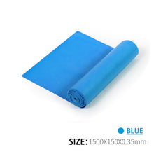 Cargar imagen en el visor de la galería, Yoga Pilates Elastic Resistance Band Exercise Fitness Belt Training Elastic Exercise Fitness Rubber 200cm Natural Rubber Gym