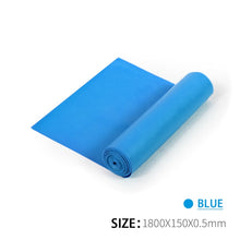 Cargar imagen en el visor de la galería, Yoga Pilates Elastic Resistance Band Exercise Fitness Belt Training Elastic Exercise Fitness Rubber 200cm Natural Rubber Gym