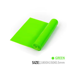 Cargar imagen en el visor de la galería, Yoga Pilates Elastic Resistance Band Exercise Fitness Belt Training Elastic Exercise Fitness Rubber 200cm Natural Rubber Gym