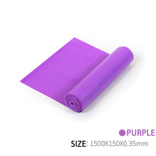 Cargar imagen en el visor de la galería, Yoga Pilates Elastic Resistance Band Exercise Fitness Belt Training Elastic Exercise Fitness Rubber 200cm Natural Rubber Gym