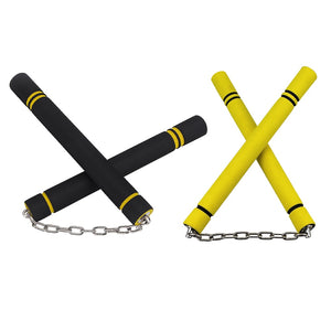 Sponge Nunchucks Chain Training Practice Stick Safe Martial Arts Equipment Safety Martial Arts Products for Beginners Training