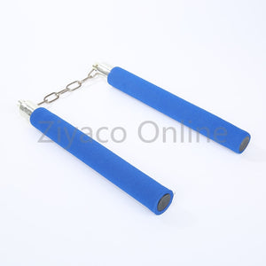 Hot Martial Art Foam Padded Safe Fitness Nunchakus Nunchaku for Kids Children kungFu Beginners Training Red/Blue/Black/Green